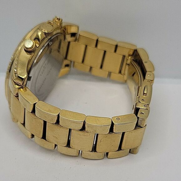 Michael Kors MK5521 Women's Stainless Steel Analog White Dial Quartz Watch AM476 - Picture 9 of 11